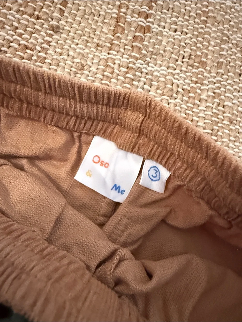 Oso & Me size 3 Honey Tan Corduroy Bowie Pant 3T